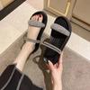 Fashion Outdoor Rhinestones Woman Shoes on Offer Pvc Anti Slip Sandal Hot New Breathable Fashion Low Price Vintage Vip Sandals for Women