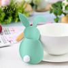 Spring Party Dining Accessory 4 Pcs Easter Bunny Cutlery Holders Felt Tableware Pouch Bags Cute Rabbit Utensil Table Ritual Decor Sleeve Fork Spoon