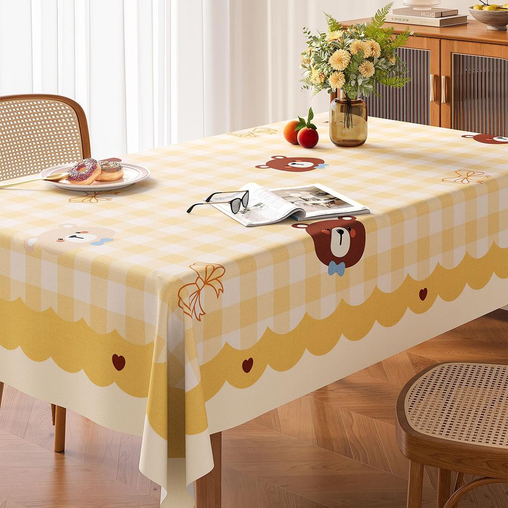 Thickened, Fresh, Scratch-resistant, Waterproof, Stain-resistant, Wear-resistant, Compliant and Drapey Tablecloth