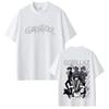T-shirts Imprimés Gorillaz Édition Limitée Rock Band Unisexe Unisexe Hip Hop Style Gothique Surdimensionné Streetwear Unisexe Et Unisexe T-shirt