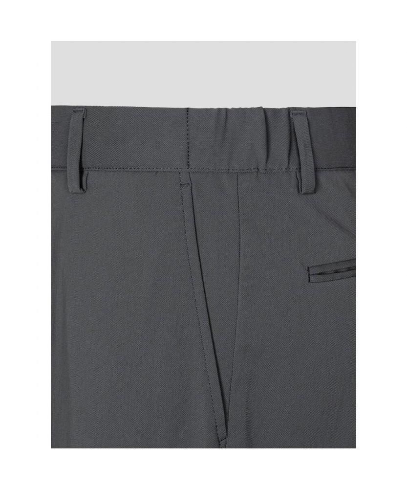 Binpolmen Triacetate Slim Pants Ash