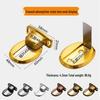 Invisible Magnetic Door Stopper Bumper - Zinc Alloy, No-Punch, Anti-Collision, Wooden Doors
