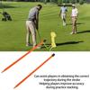 Fiberglass Golf Direction Indicator Golf Alignment Stick Golf Swing Corrector Training Aid Rod Yellow A426