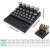 Y3NA Multifunctional Drill Holder 131 Hole Tool Holder for 4-32mm Milling Cutter Drill Bit Storage Box Tool Organizers Rack
