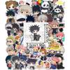 50Pcs Jujutsu Kaisen anime stickers based on the Japanese manga can be used to decorate computers or as gifts or holiday presents
