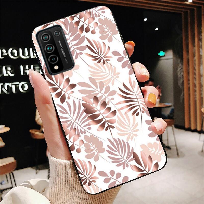 

Чехол для телефона из розового золота с бриллиантами и сердечками для Huawei Honor 50 10X Lite 20 7A 7C 8X 9X Pro 9A 8A 8S 9S 10i 20S 20lite 7X 10 lite Honor 10X Lite