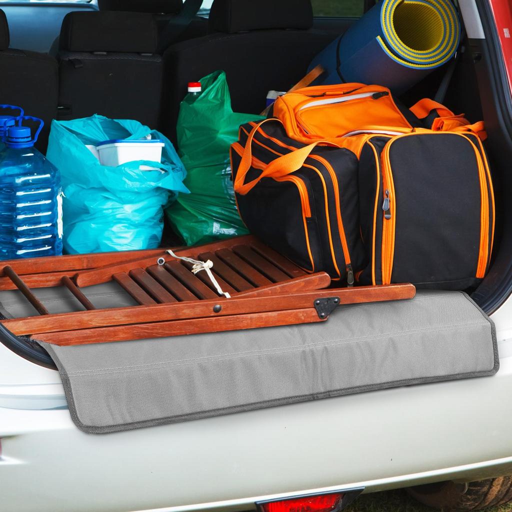 POPETPOP Bumper Rear Bumper Trunk for Yaris and Prius Guard, Protector, Mat, Foldable, Scratch-Resistant, Universal, Stain-Resistant, Outdoor/Camping,