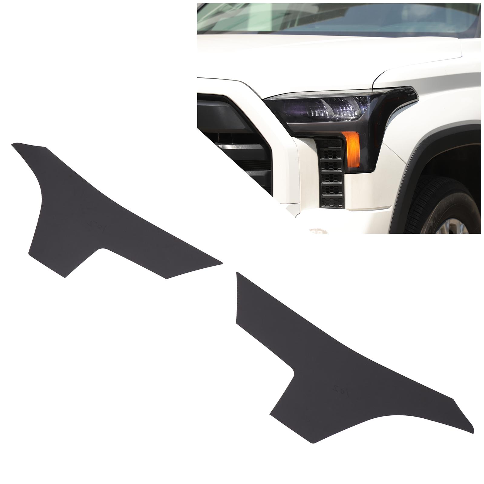 

For Toyota Tundra 2026-2026 TPU yellow/ Black Car Headlight Film Protective Stickers Car Exterior Accessories чёрный