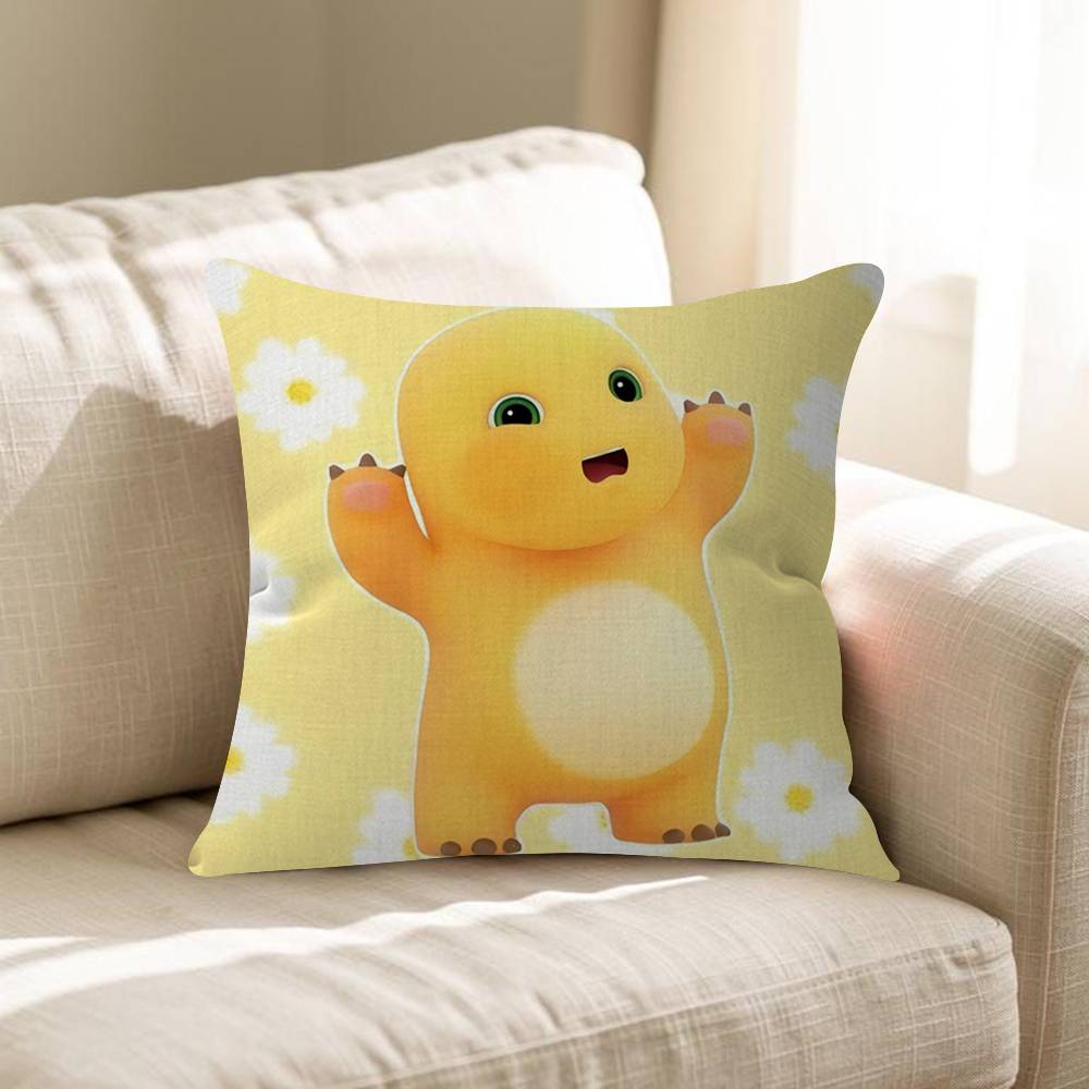 Cute NNailong Pillow Covers Cartoon Sofa Decorative Home Doublesided Printing Short Plush Cute Cushion Cover