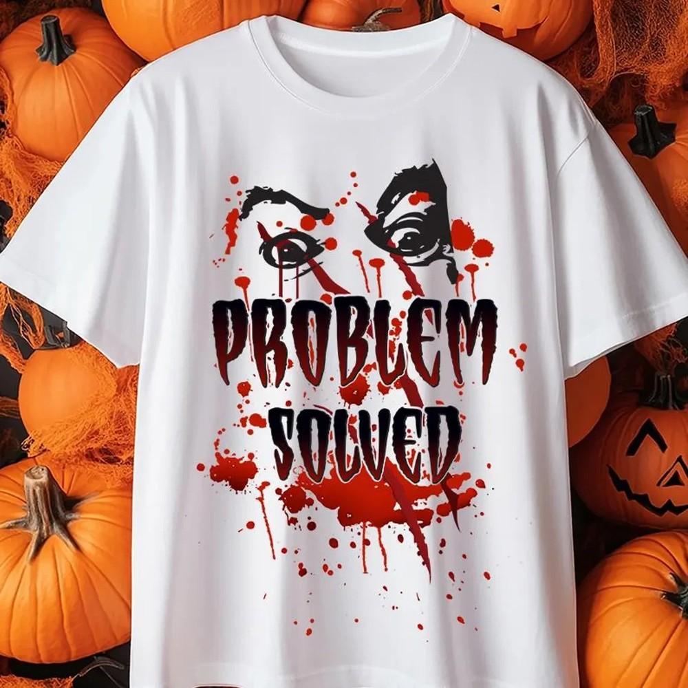 

Spruch Killer Horror Character Halloween Blut Blood Kareval Damen Oversize Shirt L