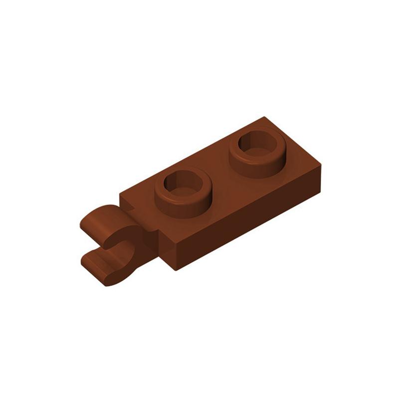 50pcs 63868 42923 Modified 1 x 2 Clip on End Bricks Collections Bulk Modular GBC Toys For Technical MOC DIY Building Blocks Comp