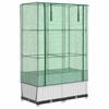 Vidaxl Raised Planter with Greenhouse, Rattan Look, 80X40X138 Cm