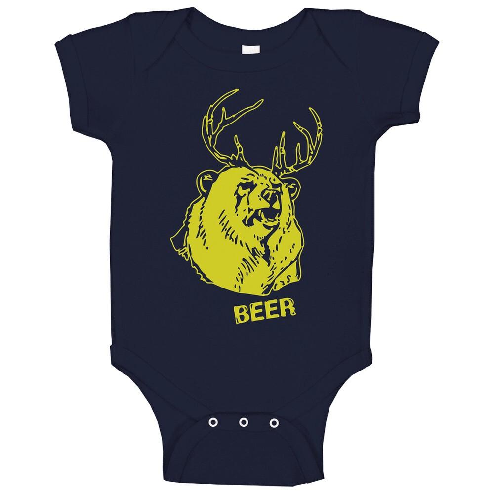 

Macs Bear Plus Deer Baby One Piece S