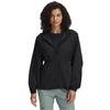 Womens/Ladies Cinched Waist Long-Sleeved Hooded Jacket