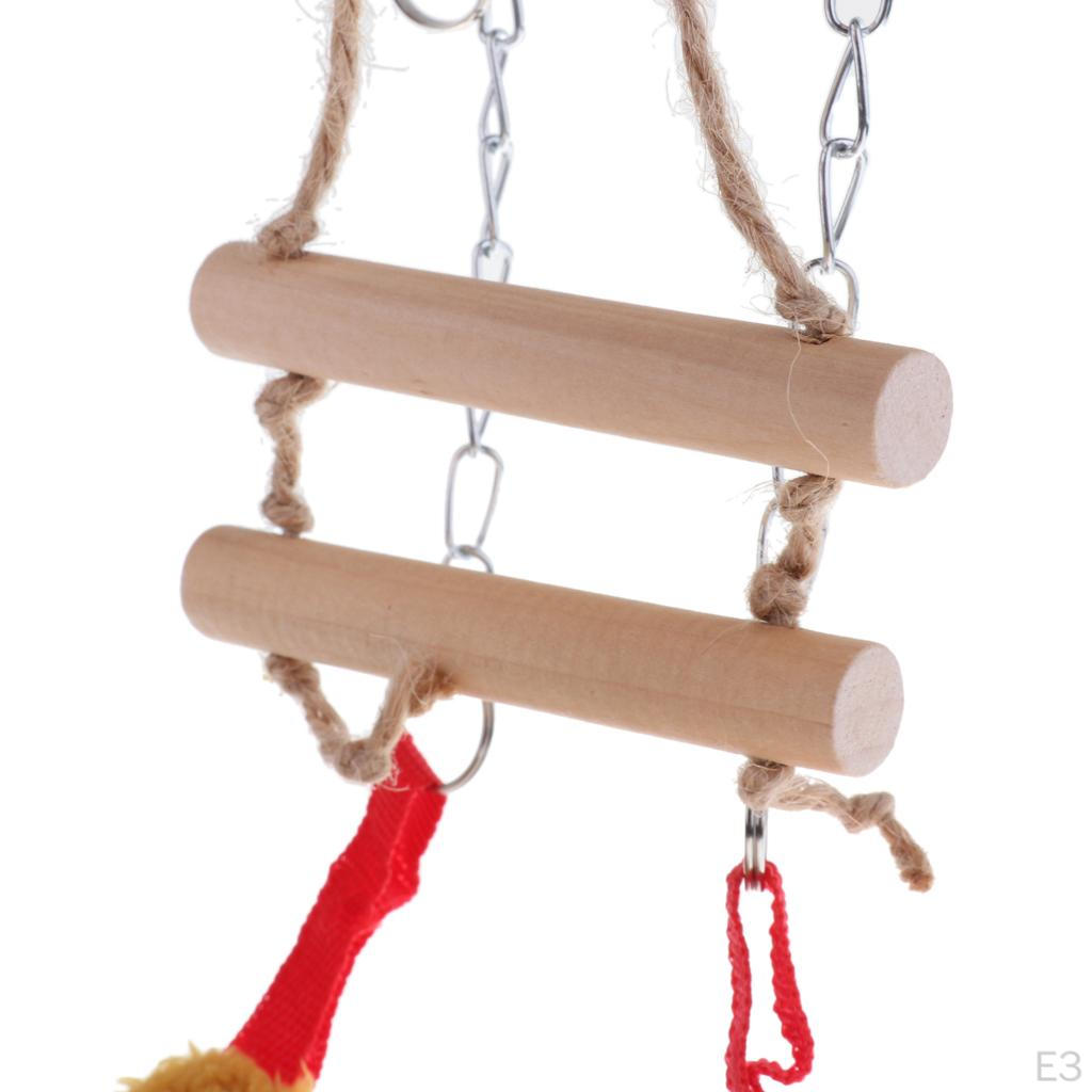 Toy for Small Parrot Bird Bridge