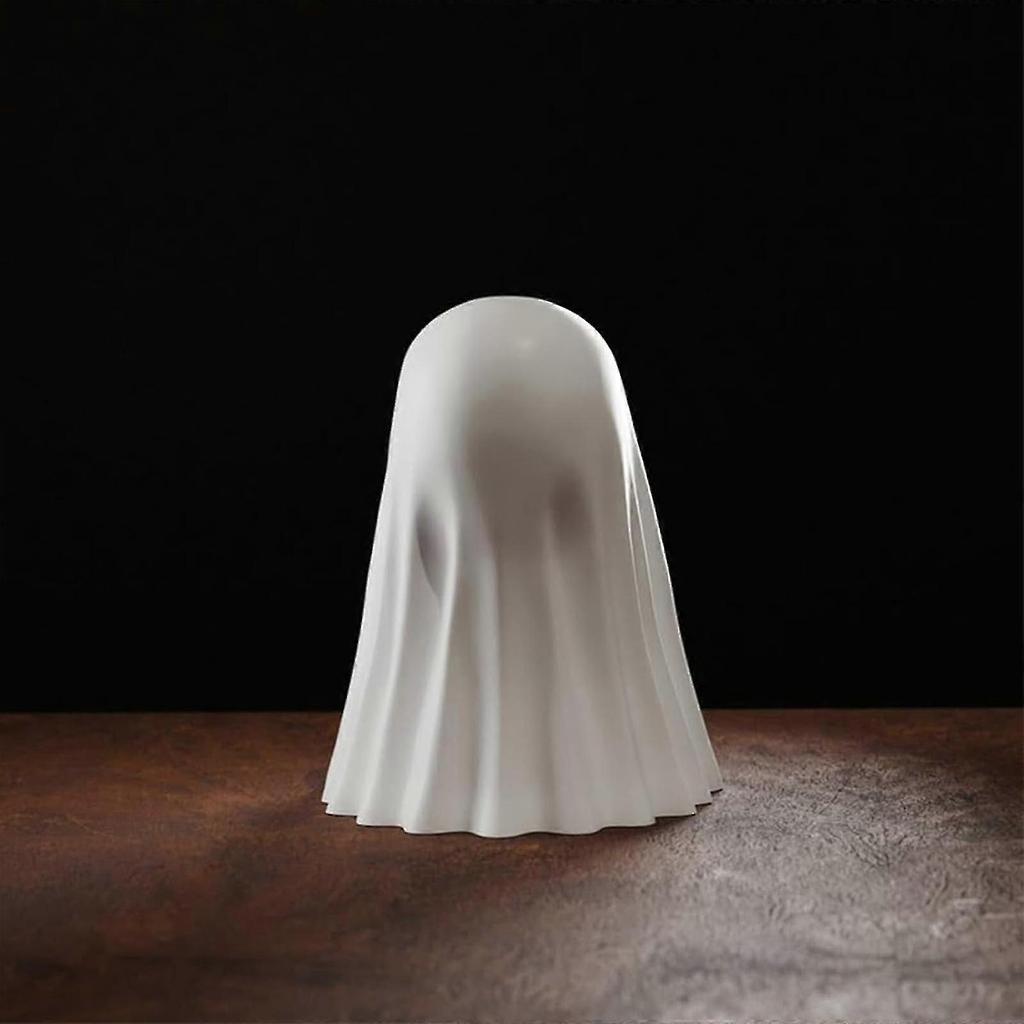 Ghost MiddleFinger Statue Halloween Ghost Statue Props Home Tabletop Decoration 25-26s
