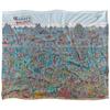 Wheres Wally? Sea Me Silky Supersoft Blanket