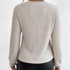 Autumn Winter Niche V-neck Cross Pullover Long Sleeved T-Shirts Women’s