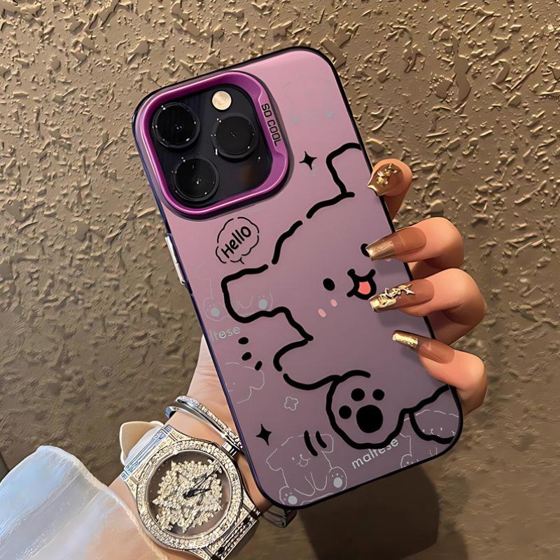 Pacha dog mobile phone case is suitable for Apple 11promax advanced sense 11plus cartoon cute 11 yuan gas case 11