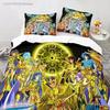 Anime Saint Seiya LOST CANVAS Bedding Set Duvet Cover Bed Set Quilt Cover Pillowcase Comforter King Queen Size Boys Adult