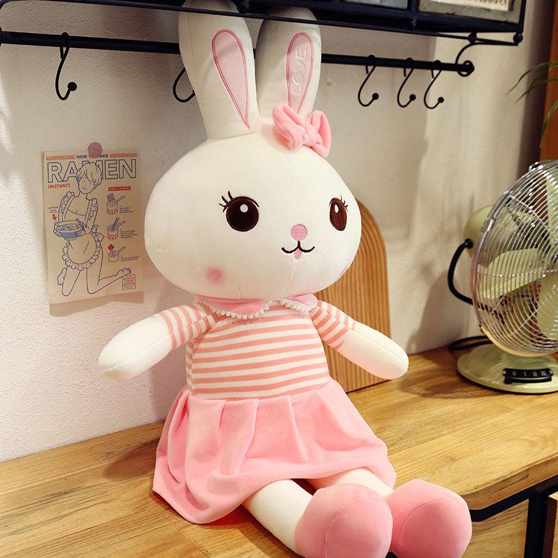 Adorable Princess Rabbit Plush Toy Couple Doll Cushion Gift for Girlfriend - Valentine's Day & Qixi Festival