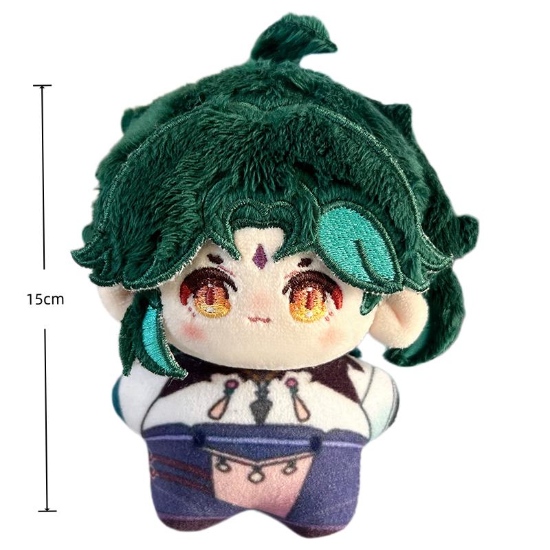 15Cm Genshin Impact Anime Plush Toys Kazuha Xiao Scaramouche Venti Cartoon Figure Stuffed Doll Pendant Keychain Gift For Kids