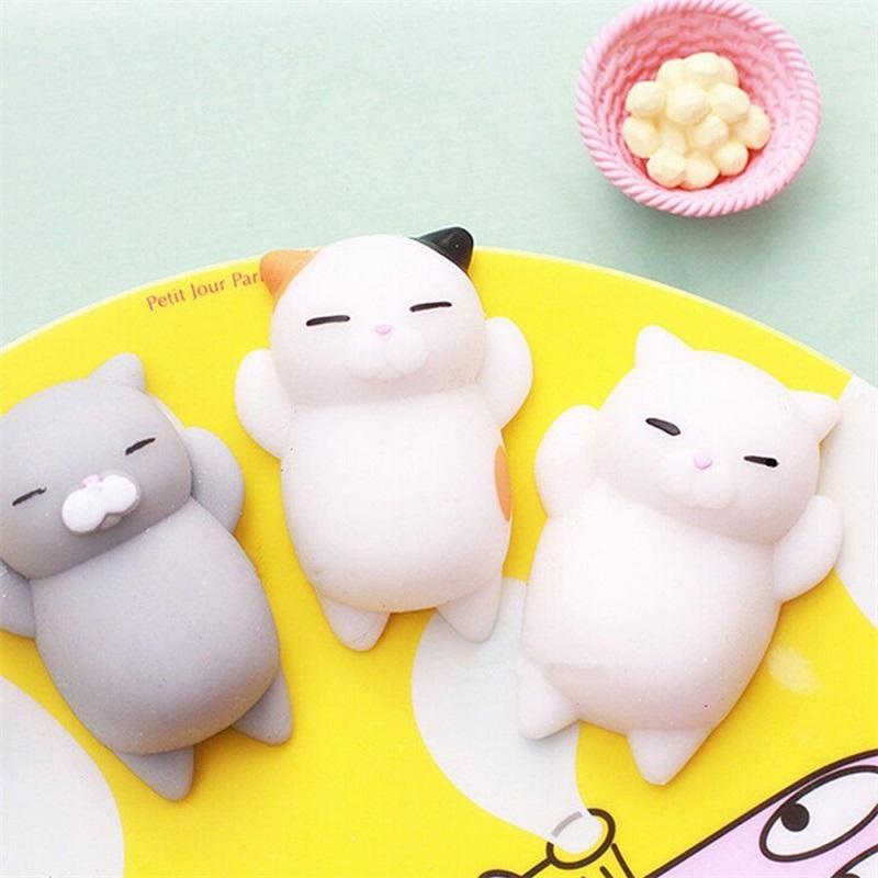 Super Slow Soft Rising Squishy Squeeze Cute Cat Expression Smile Face Toy Kawaii