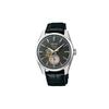 100 Meters Waterproof Automatic Leather Strap Men's Watch Black Dial SARJ005