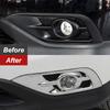 Front Fog Light Lamp Foglight Eyebrow Cover Trim For Honda CR-V CRV 2012 2013 2014 ABS Car Styling