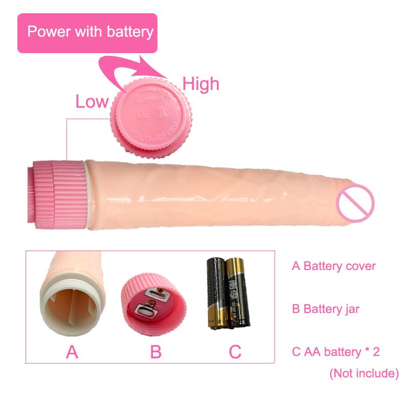 Big Dildo Vibrator Sex Toys for Adults Woman Soft Silicone Dildos Vibrators For Women