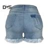 Women's High Waisted Jean Shorts Casual Ripped Distressed Denim Shorts with Pockets Summer Hot Short Jeans for Daily Beach Club