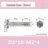 Stainless Steel M2-M2.5 Slotted Partial Thread Shoulder Bolt Screw