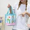 Cute Graffiti Bucket Bag for Women, Ins Style Cartoon Print Round Cylinder Handbag, Korean Fashion Shoulder Tote for Lunch and Daily Use