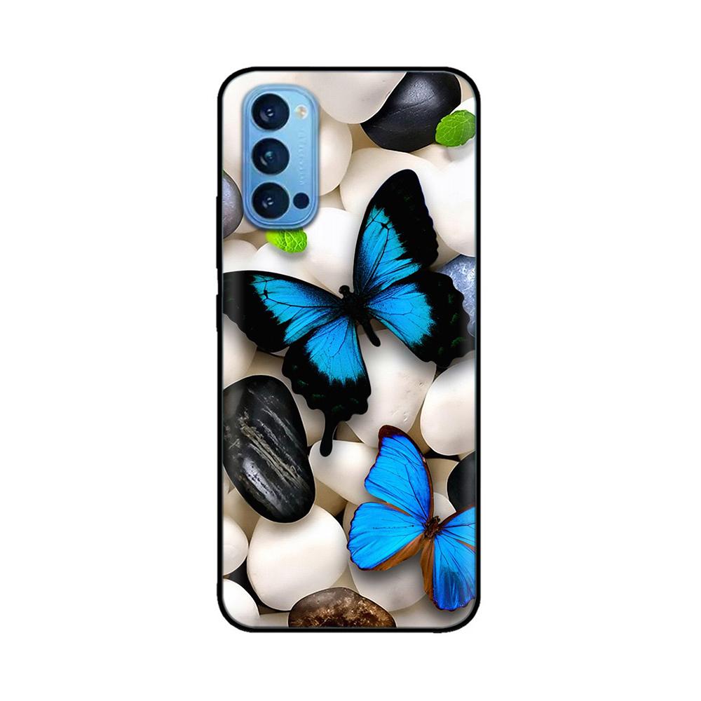 For Oppo Reno4 Pro 5G Case Soft TPU Black Silicone Phone Back Cover for OPPO Reno 4 Reno4 Pro 5G 4G Case Funda Coque Bumper Capa