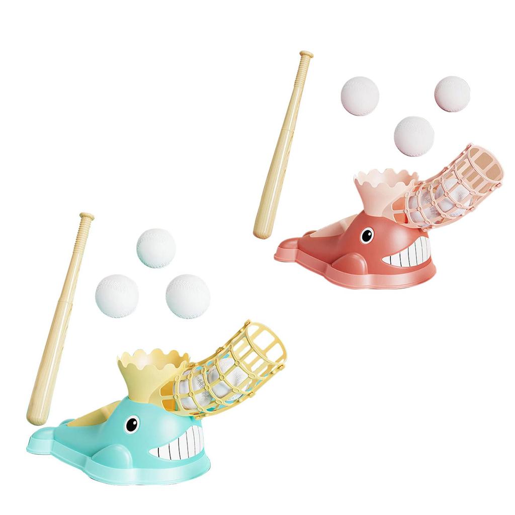Buy Kids Baseball Pitching Machine | Whale Step-On Baseball Launcher ...