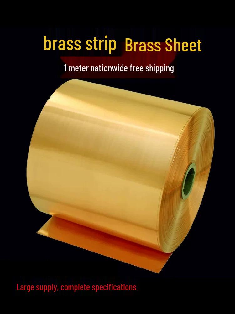 Brass & Copper Materials: Brass Strip, Sheet, Plate, Foil; Copper Strip; Thin Brass Sheet (0.01-1.0mm)