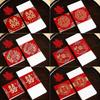 10pcs Gold Stamping Money Paper Sealing Strip Traditional New Year Red Packet  Birthday