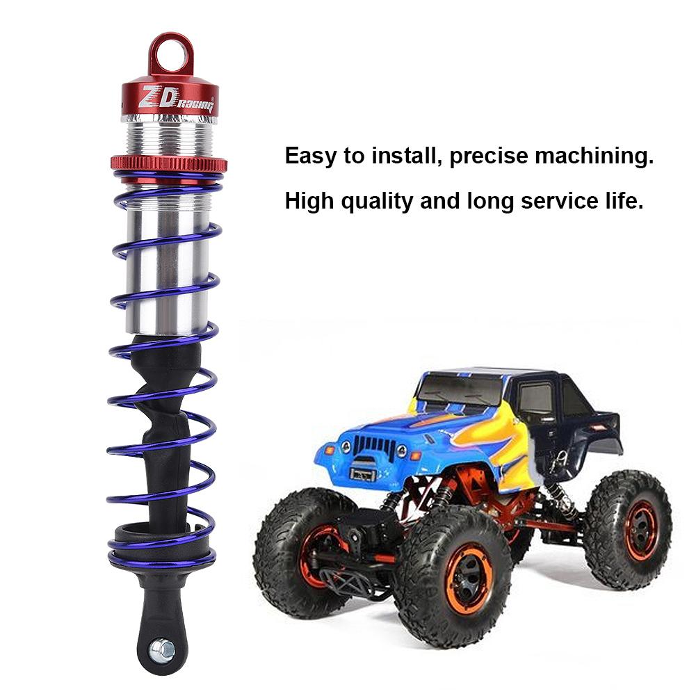 1Celsius8 RC Car Metal Oil Pressure 2pcs Front Shock Damper 2pcs Rear Shock Damper (Red)