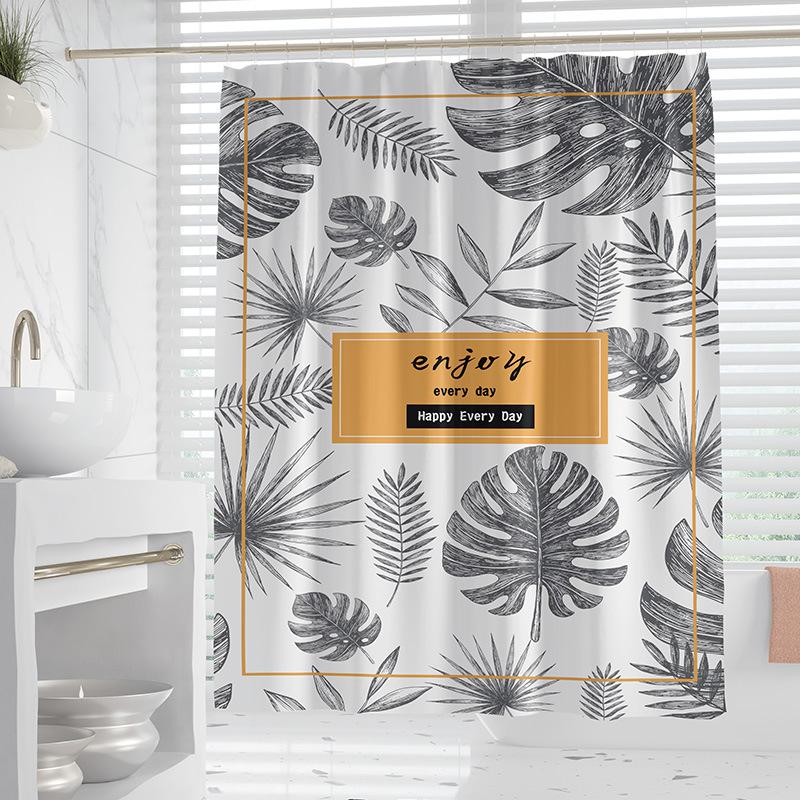 

Vikama Bathroom Enclosure With Coral Jellyfish Shower Curtain, Waterproof Bathroom Partition For Wet And Dry Separation W60H190(CM)-1 Pcs