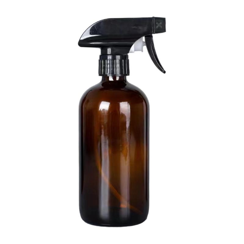 Practical Amber Glass Dispensing Bottle 15ml-500ml Friendly Leakproof Design For Lotions Sanitizers Cosmetics Storage