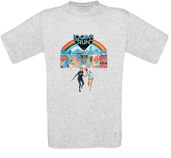 Logans Run Escape Into The 23rd Century Movie Cult TShirt All Sizes NEW Unisex T-Shirt M