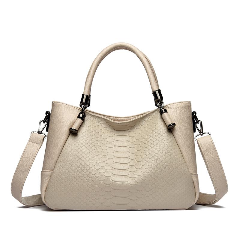 

Универсальная сумка на одно плечо, повседневная сумка, высококлассная, большой вместимости, модная и простая сумка через плечо бежевый