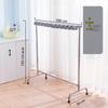 Stainless Steel Floor-Standing Mop Rack with Draining Shelf and Free Shipping
