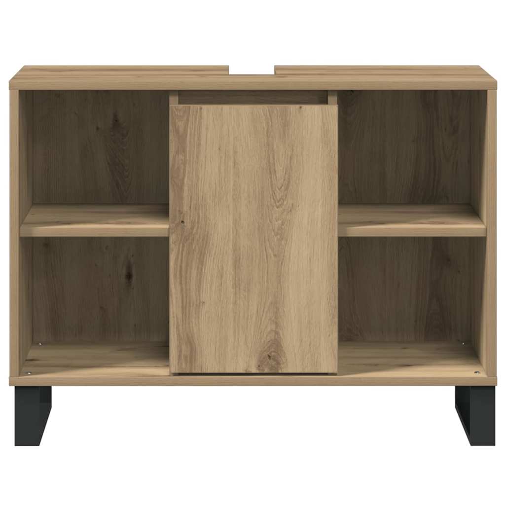 Bathroom Cabinet Artisan Oak 80 x 33 x 60 cm Particleboard