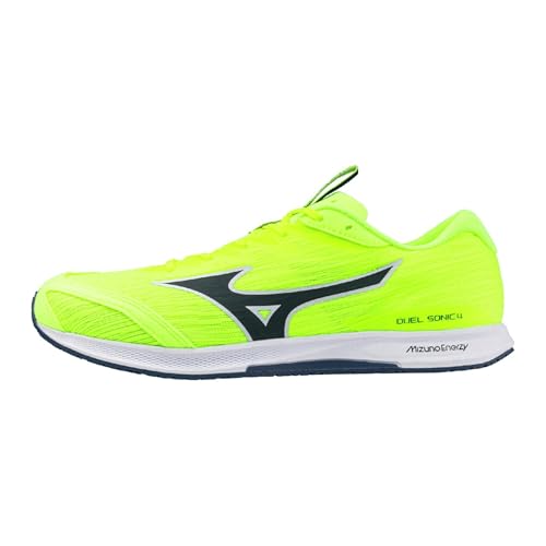 

Беговые кроссовки Mizuno Duel Sonic 4, Желтые, Темно-синие и Белые, Размер 26,5 см, 2E