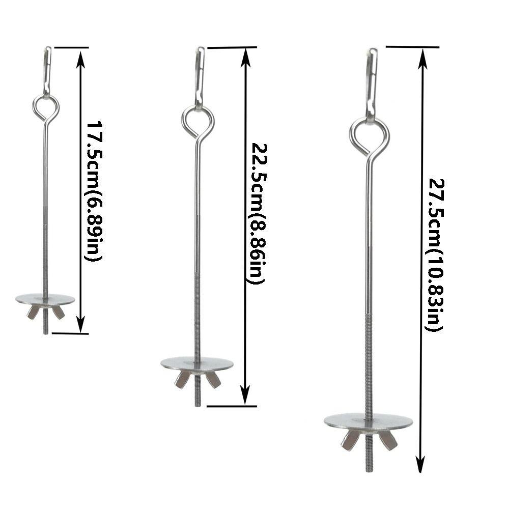 2Pcs Rust-proof Bird Cage Food Holder Parrot Fruit Skewers  For Macaw Parakeet Parrot Budgie
