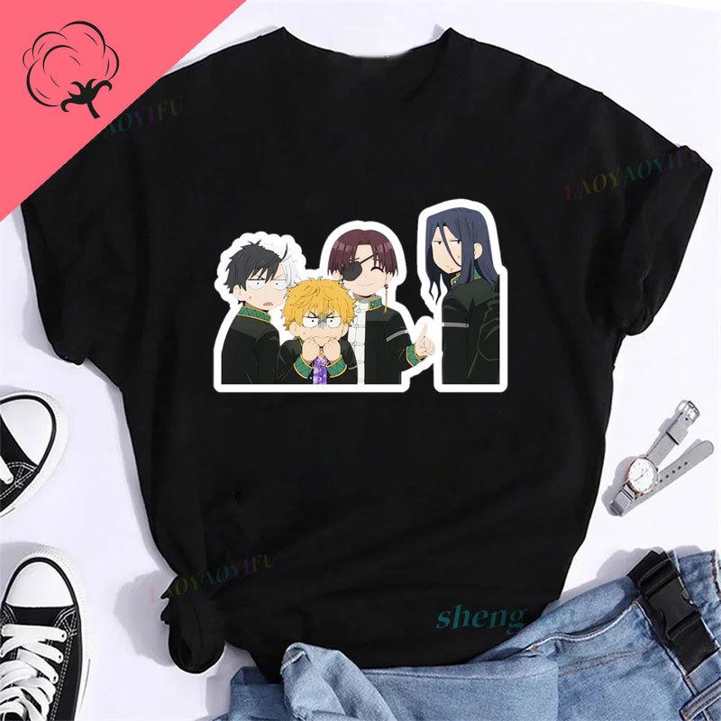 

Anime Print Unisexga Cartoon Shirt Diabolik Lovers Aesthetic T Shirt Cotton Short Sleeve Popular Otaku Harajuku Camisetas Graphic 3XL