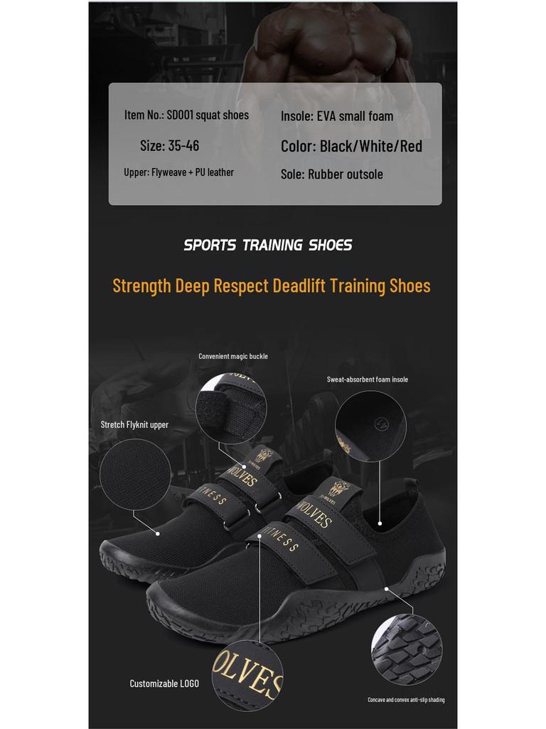 Non-Slip Barefoot Indoor Fitness and Yoga Shoes for Silent Aerobics, Cross-Training, Squats, and Deadlifts