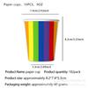 Rainbow Themed Birthday Party Supplies Rainbow Party Decoration Banner Flag Party Tablecloth Paper Plate Paper Cup