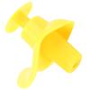 Silicone Waterproof DustProof Spiral Earplug for Children and Adults Swimming Accessory(Yellow )